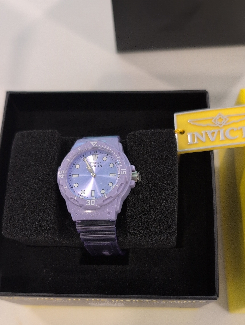 Invicta Lavender Purple Resin Watch